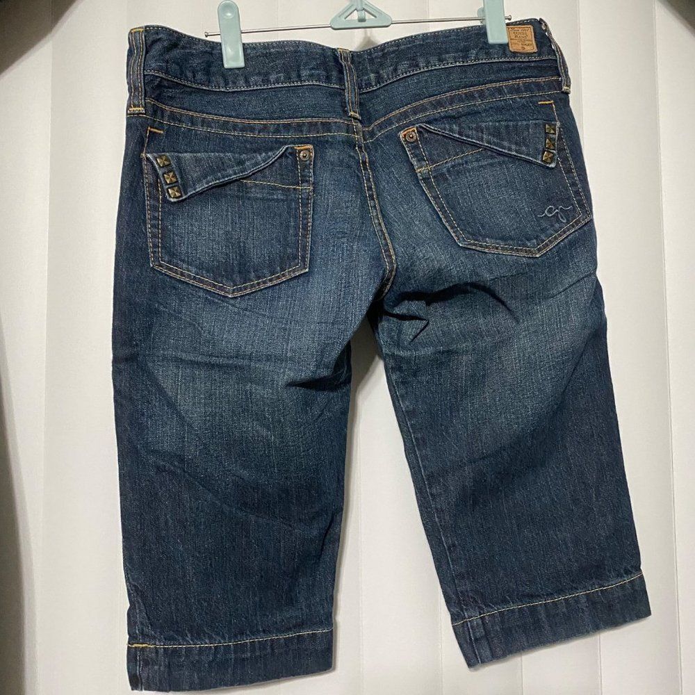 Guess “stretch” denim blue jean shorts - Picture 6 of 8